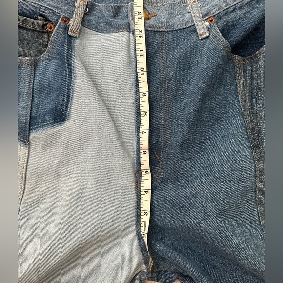 B SIDES Vintage Reworked Plein Jean - Picture 11 of 12